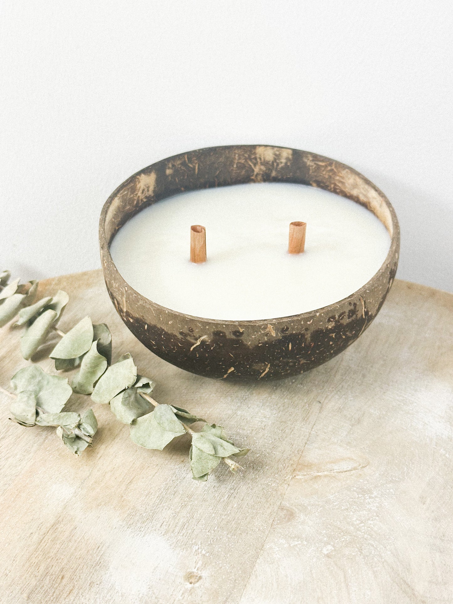 Coconut Bowl Pure (Kokosnuss Schalen Kerzen Pure)