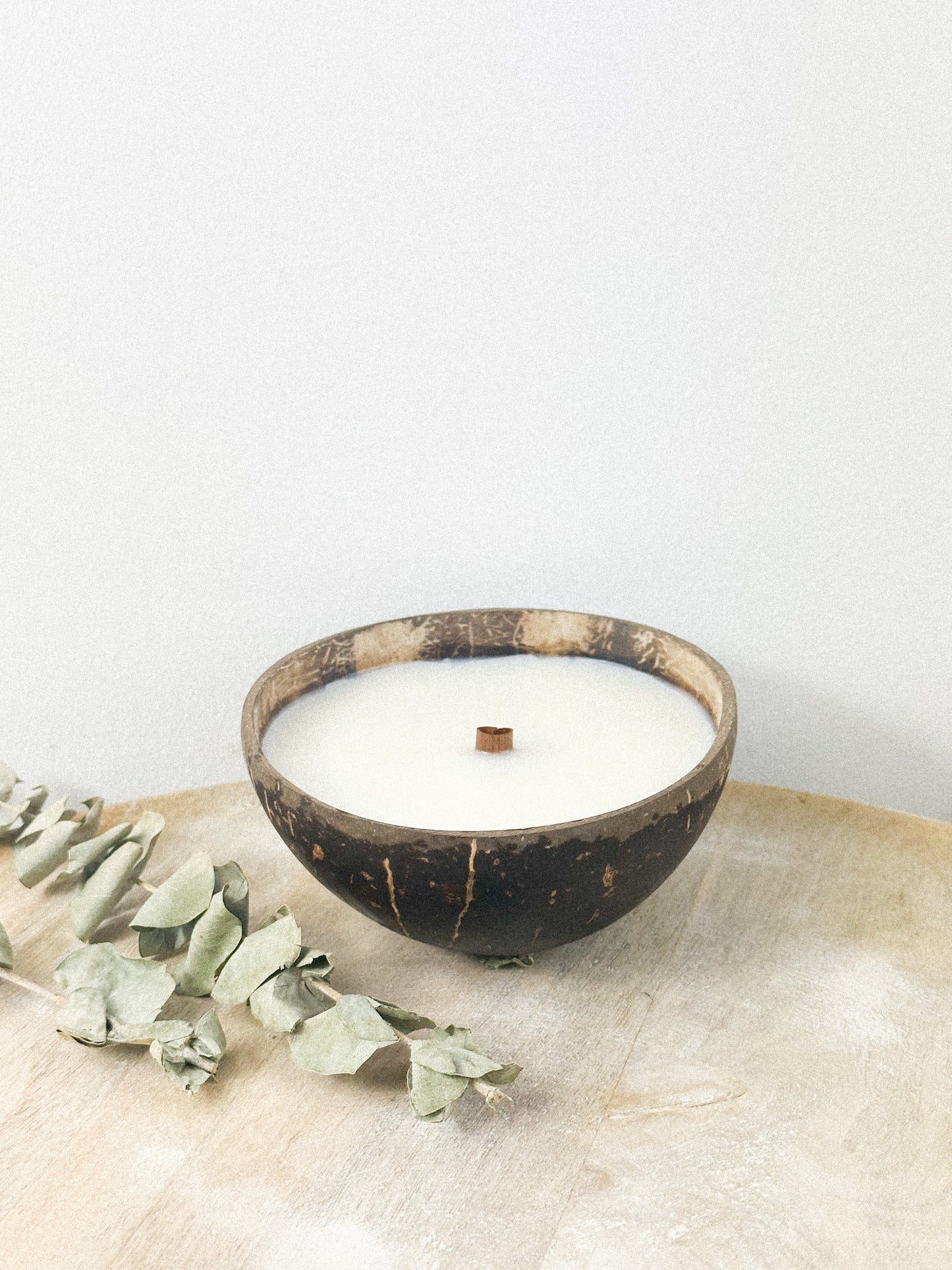 Coconut Bowl Pure (Kokosnuss Schalen Kerzen Pure)