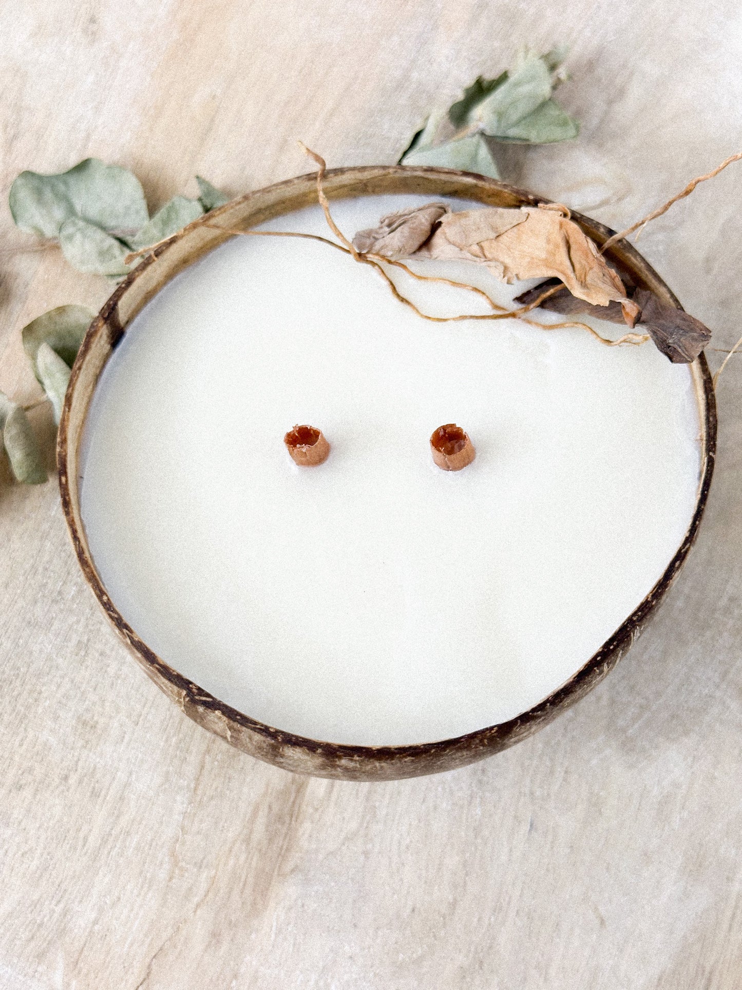 Coconut Bowl Pure (Kokosnuss Schalen Kerzen Pure)